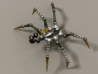 Arachnoid Mecha 3D model
