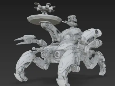 3D Printable Iron Oath Swallow Recon Mechanism 3D model