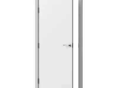  Interior Wooden Door Model, White 