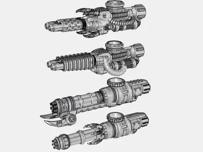 Project Bad Dog 2 More Free Conversion Parts For Naughty Knights Free 3D print model
