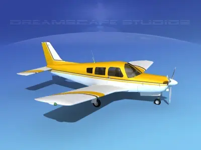 Piper Turbo Arrow 240 V15 3D model