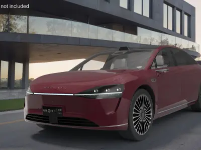 2025 Huawei Stelato S9 Red 3D model