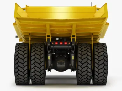 Mining Dump Truck Generic v4 3D model