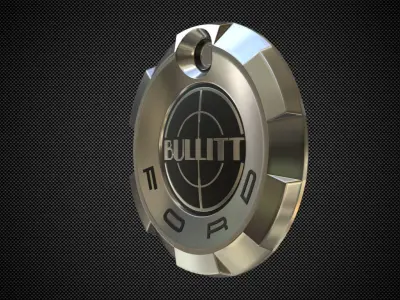 bullitt logo 3D model
