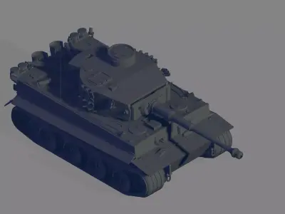 Tiger H1 3D model