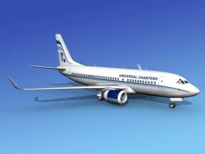 Boeing 737-700ER Universal Charters 3D model
