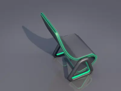 Sci Fi Chair 3D model get
