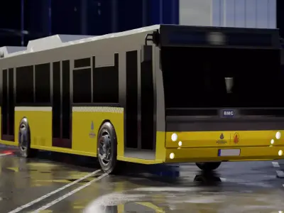 IETT BMC PROCITY BUS 3D model