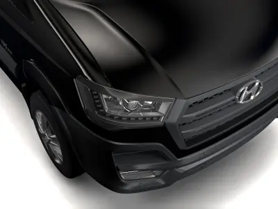 Hyundai H350 Van LWB 2017 3D model