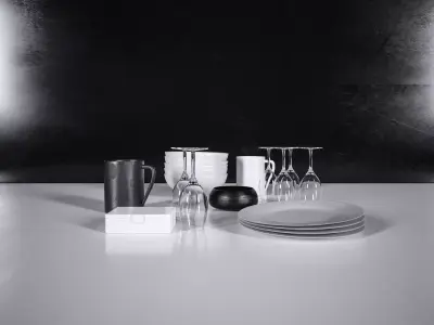 High Quality Realistic Props - Interior Design Free 3D model