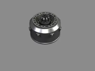 Mechanical Cylinders 3D model