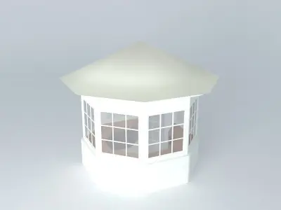 Gazebo house Free 3D model