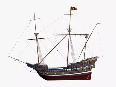 Venice War Ship 1550 3D model