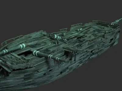 Shipwreck 02 3D model