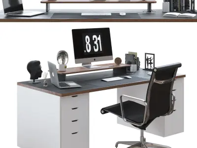 Office Furniture - Set 2 3D model