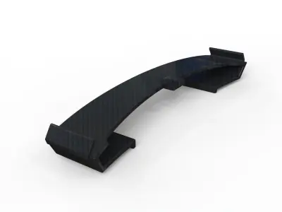 Sport spoiler tuning garage auto 3D model