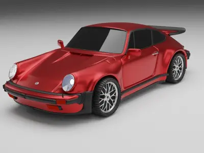 porsche-911-turbo porsche Free 3D model