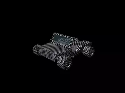 jeep model car Low-poly 3D model