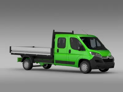 Citroen Relay Crew Cab Truck 2017 3D model