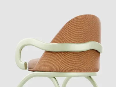 Modern chair with creative design Free 3D model