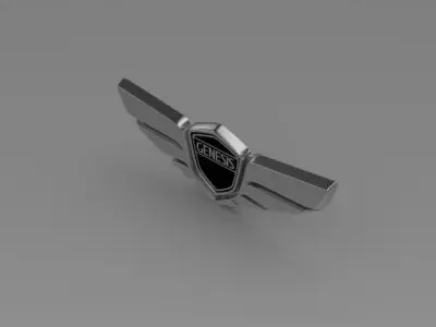 Genesis 3d logo 3D model