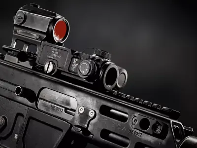 VPO-185 sniper rifle Low-poly 3D model