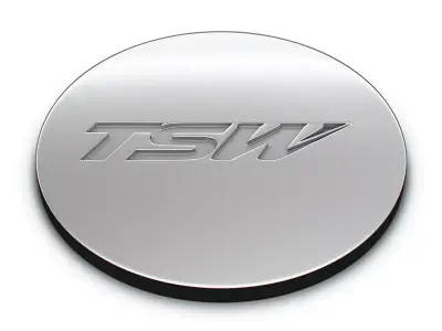 TWS logo 3D model