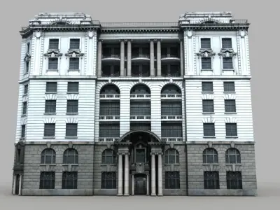 European Building 3D model