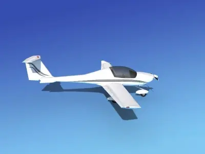 Daimond DA-20 Katana V01 3D model