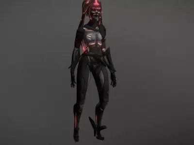 SCARLET Free Sci-fi 3D print model