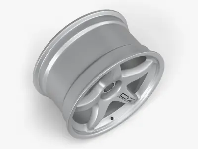 OZ Racing Wheel Low-poly 3D model