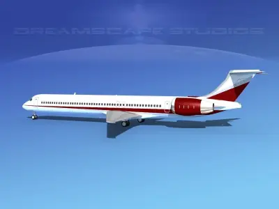 McDonnell Douglas MD83 Corporate 3 3D model