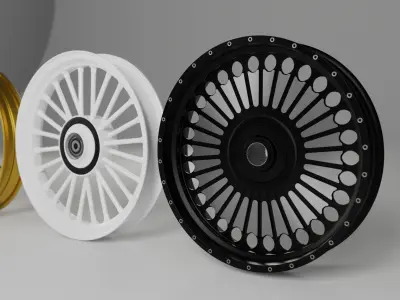 Motorcycle Mags Set Free 3D model