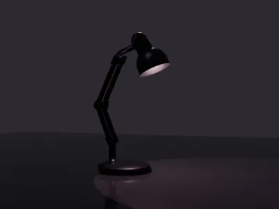 Adjustable Desk Lamp Free 3D model