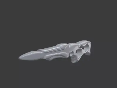 Abyssfang Ancient Void Dagger 3D model