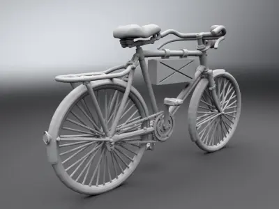 German ww2 scout bike 3D print model