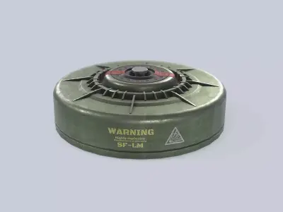 Sci fi land mine collection 3D Model Pack purchase