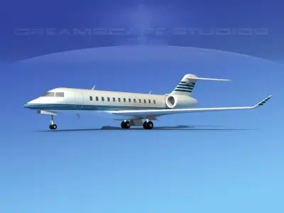 Global Express 6000 V06 3D model