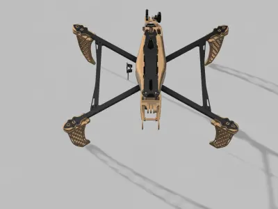 ARTAIR LONG ARM STAND CLIPON-SLIDE MARK4 10 INCH 3D print model