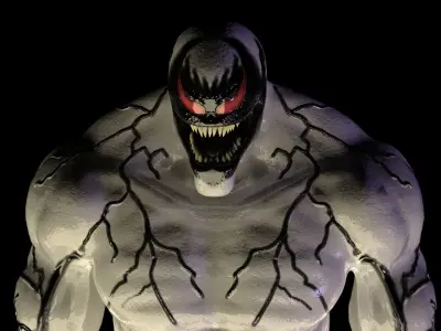 Anti-Venom Rigged 3D model