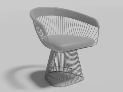 Warren Platner Chair 3D Model Free 3D model