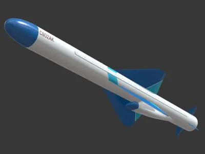 C-802AK Chinese ALCM Display Livery Low-poly 3D model