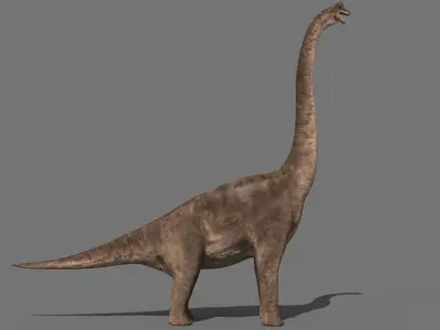 Brachiosaur Forever - 8K 3D model