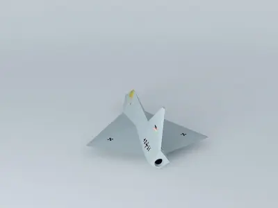 MBB Lampyridae german stealth fighter 3D model