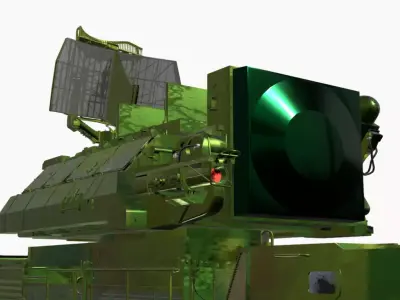 astros 2020 6x6 antiaereo avibras  Low-poly 3D model