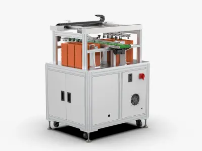 Automatic Lithium Battery Loading and Unloading Machine 3D model