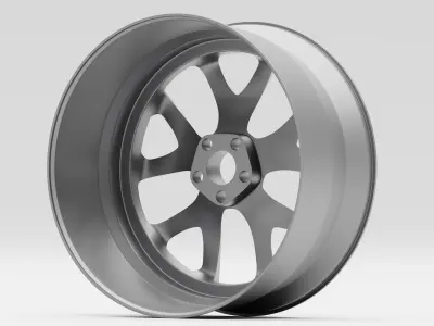 Dodge Challenger 2523PG Rim 3D model