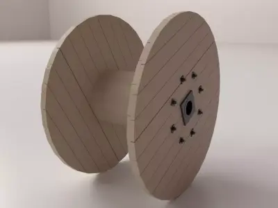 Cable Drum 3D model