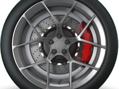 American Racing AR924 wheel 3D model