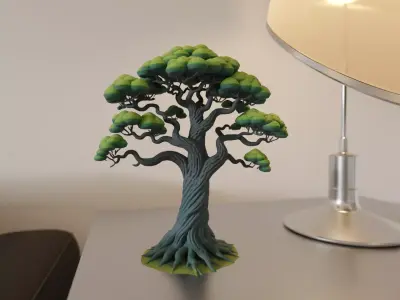 Tree garden 3D print model